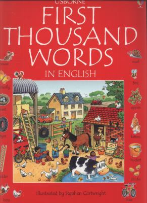 First Thousand Words in English 1409514285 Book Cover