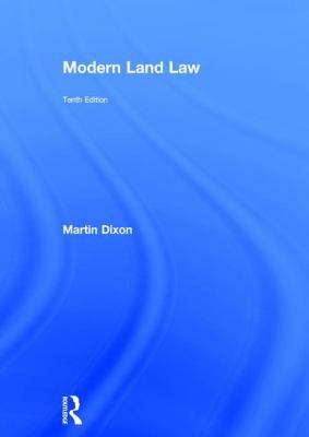 Modern Land Law 1138958085 Book Cover