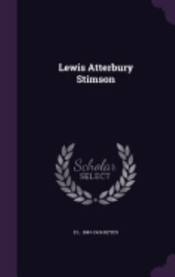 Lewis Atterbury Stimson 1359528903 Book Cover