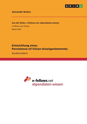 Entwicklung eines Persistence-of-Vision-Anzeige... [German] 3346683737 Book Cover