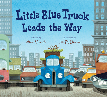 Little Blue Truck Leads the Way Padded Board Book 0358731097 Book Cover