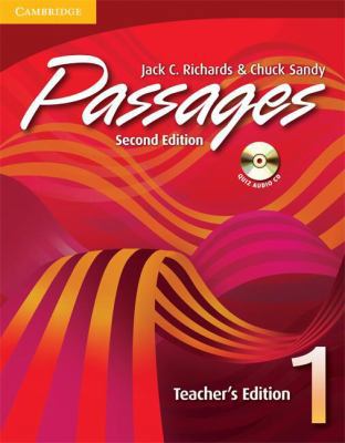 Passages Teacher's Edition 1 with Audio CD: An ... 0521683874 Book Cover