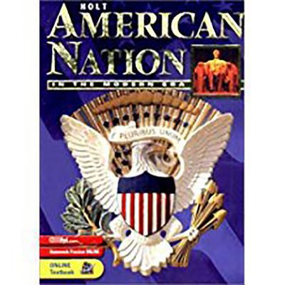 Holt American Nation: Student Edition Grades 9-... B007SN0D04 Book Cover