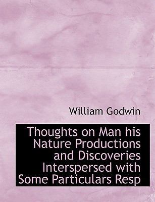 Thoughts on Man His Nature Productions and Disc... [Large Print] 1115628615 Book Cover