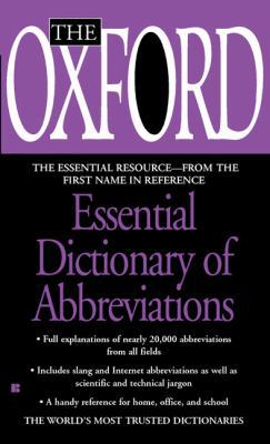 The Oxford Essential Dictionary of Abbreviations 0425197042 Book Cover