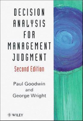 Decision Analysis for Management Judgment B00BQFJXMY Book Cover