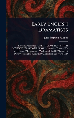 Early English Dramatists 102321590X Book Cover