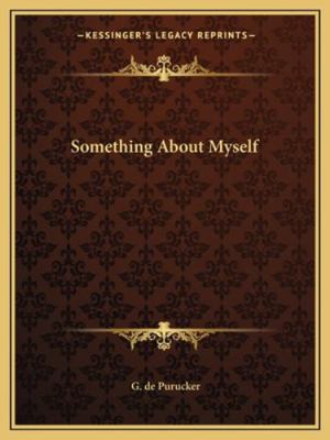 Something About Myself 116289184X Book Cover