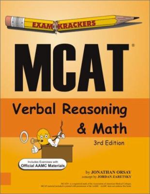 ExamKrackers MCAT Verbal Reasoning and Math 3rd... 1893858170 Book Cover