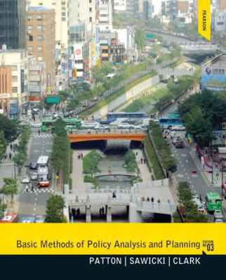 Basic Methods of Policy Analysis and Planning 0205880681 Book Cover