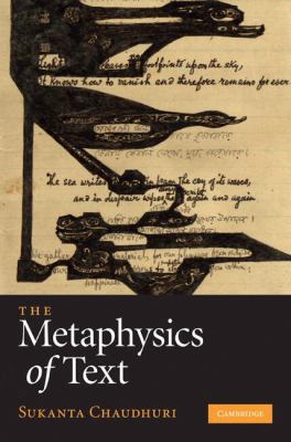 The Metaphysics of Text 0521197961 Book Cover