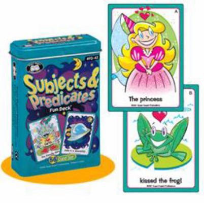 Subjects and Predicates Sentences Fun Deck Flash Cards - Super Duper Educational Learning Toy for Kids
