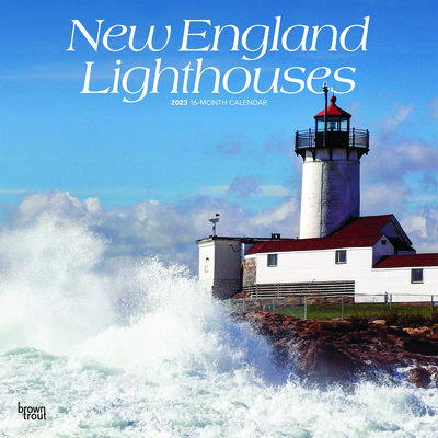 Lighthouses, New England 2023 Square 1975452054 Book Cover