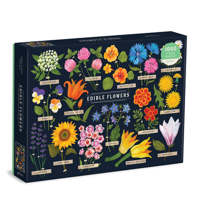 Game Edible Flowers 1000 Piece Puzzle Book