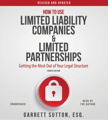 How to Use Limited Liability Companies and Limi... 1478935367 Book Cover