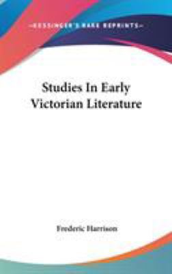 Studies In Early Victorian Literature 0548152543 Book Cover