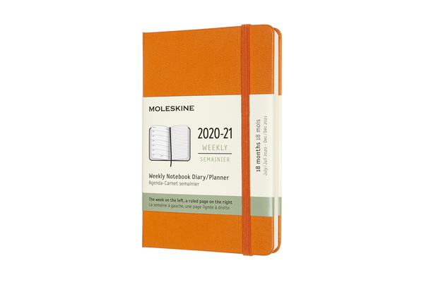 Moleskine 2020-21 Weekly Planner, 18m, Pocket, ... B07Y62BJW1 Book Cover