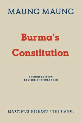 Burma's Constitution 9401182264 Book Cover