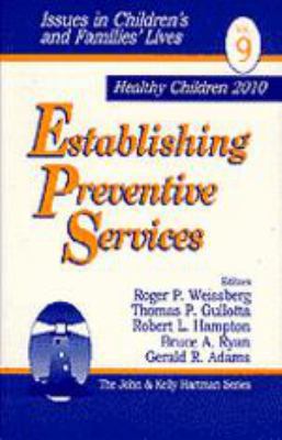 Establishing Preventive Services 0761910891 Book Cover