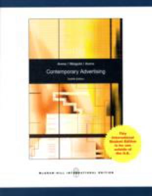 Contemporary Advertising 0071284796 Book Cover