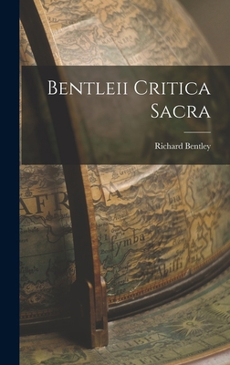 Bentleii Critica Sacra 1017889651 Book Cover