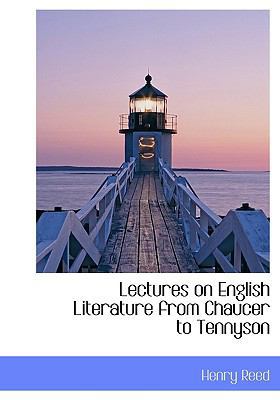 Lectures on English Literature from Chaucer to ... [Large Print] 1115277782 Book Cover