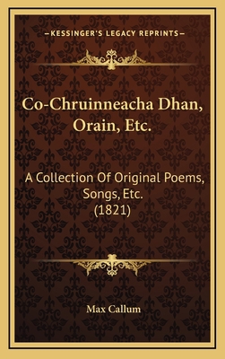 Co-Chruinneacha Dhan, Orain, Etc.: A Collection... 1166515346 Book Cover