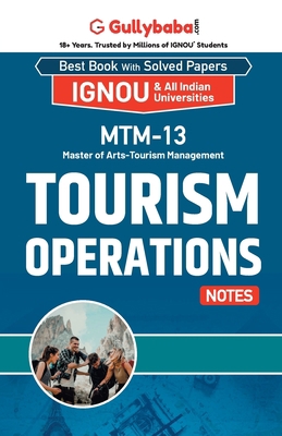 MTM-13 Tourism Operations 9381970327 Book Cover