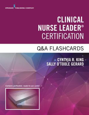 Clinical Nurse Leader Certification Q&A Flashcards 0826137032 Book Cover