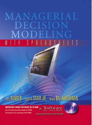 Managerial Decision Modeling with Spreadsheets ... 0130783811 Book Cover