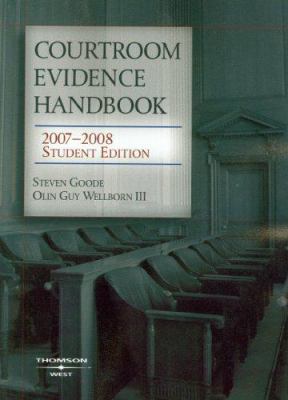 Courtroom Evidence Handbook 0314179852 Book Cover