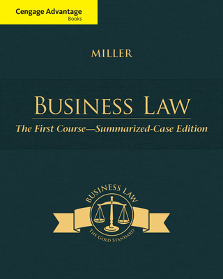 Cengage Advantage Books: Business Law: The Firs... 1305087852 Book Cover