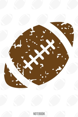 Football Grunge Notebook:, football journal gift, football Notebook Gift, Fantasy Organizer, Fantasy Football Gift: Lined Notebook / Journal Gift, 110 Pages, 6x9, Soft Cover, Matte Finish