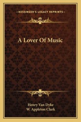 A Lover Of Music 1162897457 Book Cover