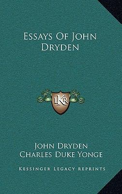 Essays of John Dryden 1163418110 Book Cover