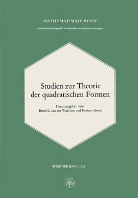Studien Zur Theorie Der Quadratischen Formen [German] 3034869266 Book Cover
