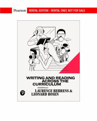 Writing and Reading Across the Curriculum 0134668510 Book Cover