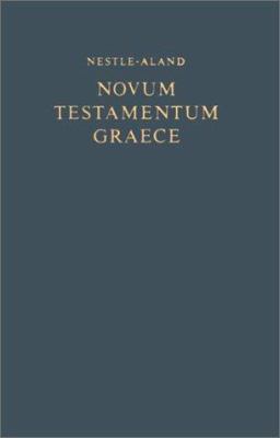 Greek New Testament-FL-Nestle-Aland-Wide Margin 343805101X Book Cover