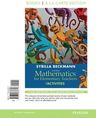 Mathematics for Elementary Teachers with Activi... 0321836715 Book Cover