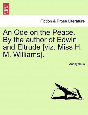 An Ode on the Peace. by the Author of Edwin and... 1241541299 Book Cover