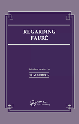 Regarding Faure 9057005492 Book Cover