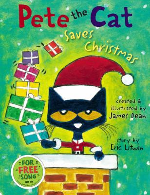 Pete the Cat Saves Christmas 0062896482 Book Cover