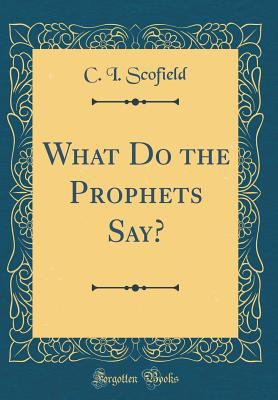 What Do the Prophets Say? (Classic Reprint) 026749419X Book Cover