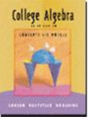 College Algebra: Concepts and Models, Third Edi... 0395976219 Book Cover