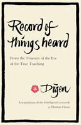 Record of Things Heard: From the Treasury of th... 0877737436 Book Cover