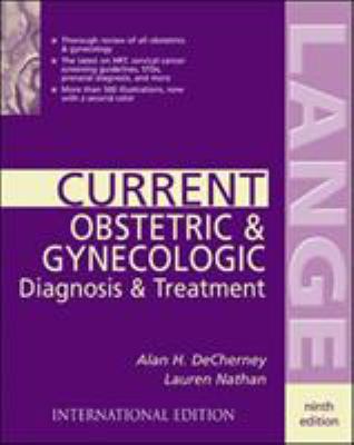 Current Obstetric and Gynecologic Diagnosis and... 0071182071 Book Cover