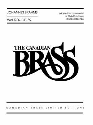 Waltzes, Op. 39: Adapted for Brass Quintet by C... 145841857X Book Cover