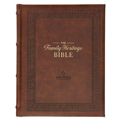 NLT Family Heritage Bible, Large Print Family D... 1639522298 Book Cover