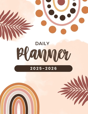 Daily Planner Book 2025-2026: Daily Planner 2025 [Large Print] 9386049090 Book Cover