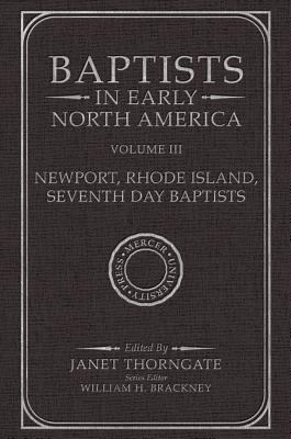 Baptists in Early North Am-V03 0881465887 Book Cover